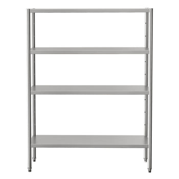 Półka ze stali nierdzewnej ECO - 1400x490mm - z 4 półkami (REGULOWANA) - Prime Gastro