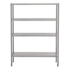 Półka ze stali nierdzewnej ECO - 1400x500x1800mm - 4 półek przestawnych - Nośność na półkę: 70kg - z regulowanymi stopkami - w zestawie: elementy montażowe