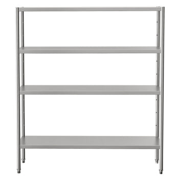 Półka ze stali nierdzewnej ECO - 1600x500mm - z 4 półkami (REGULOWANA) - Prime Gastro