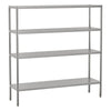 Stainless Steel Shelving Unit ECO - 1800x500mm - with 4 shelves (ADJUSTABLE)