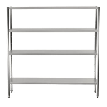 Półka ze stali nierdzewnej ECO - 1800x500mm - z 4 półkami (REGULOWANA) - Prime Gastro