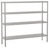 Półka ze stali nierdzewnej ECO - 2000x500x1800mm - 4 półek przestawnych - Nośność na półkę: 70kg