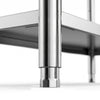 Stainless Steel Shelving Unit ECO - 1800x500mm - with 4 shelves (ADJUSTABLE)