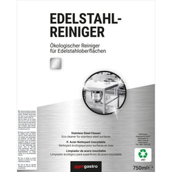 (6 Stück) Edelstahlreiniger á 750 ml - Ökologisch & entfettend