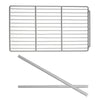 Ruszt nośny (powlekany) wraz z szynami ze stali nierdzewnej – 560 x 320 mm – do stołów chłodniczych/stołów przygotowawczych SAS i POS: głębokość 700 mm, silnik umieszczony na dole
