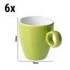 (6 szt.) Filiżanka do espresso BART COLOUR CAFE – 65 ml – limonkowa
