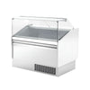 Lada na lody LEVI – 1620 mm – na pojemniki na lody 9+9x 5 L – chłodzenie statyczne – biała