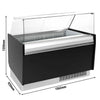 Lada na lody LIAM – 1560 mm – na pojemniki na lody 13+13x 5 L – chłodzenie statyczne – czarna