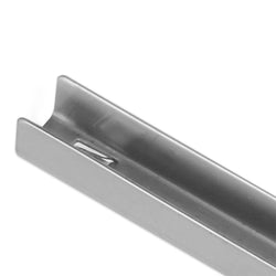 Szyny ze stali nierdzewnej - 1x lewa & 1x prawa - 645 mm - z plastikowym rusztem wsparciem - GN 2/1 - 650x535 mm