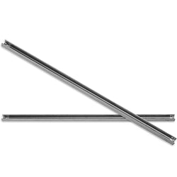 Szyny ze stali nierdzewnej - 2x krótkie - 580 mm - do KSF, TKSF, KF & TF
