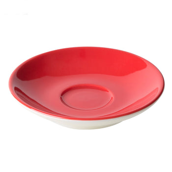 (6 szt.) BART Colour Cafe - Spodek do espresso - Ø110mm - Czerwony
