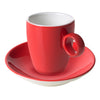 (6 szt.) Spodek do espresso BART COLOUR CAFE – Ø 110 mm – czerwony
