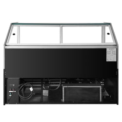 Eistheke THEO - 1736mm - Umluft - für 18x 5 Liter Eisbehälter - Schwarz