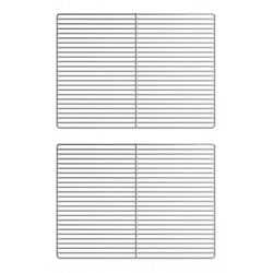 Ruszt wsparcia ze stali nierdzewnej - na butelki - GN 2/1 - 530x650mm - odpowiednia dla serii GN 2/1 (chłodziarki szklane)