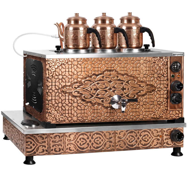 Commercial Electric Copper Tea Urn - 870mm - 33 Litres