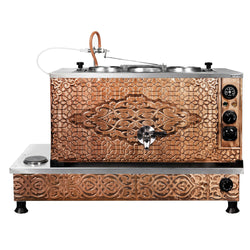 Commercial Electric Copper Tea Urn - 870mm - 33 Litres