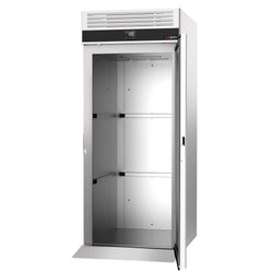 Szafa mroźnicza ze stali nierdzewnej PREMIUM - GN 2/1 - EN 600x400 - 700L - 910x1210mm - 1 drzwi - na wózek (roll-in) EN 600x400; chłodzenie wentylowane