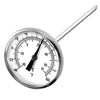 Termometr wbijany - Ø 45 mm - stal chromowo - niklowa