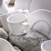 (6 pcs) WHITE DELIGHT - Cappuccino saucers - Ø160mm - White