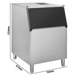 Zbiornik do kostkarek ze stali nierdzewnej - 225kg - 762x819x1224mm - do kostkarek EWI212VHN, EWI403VHN, FEI220N