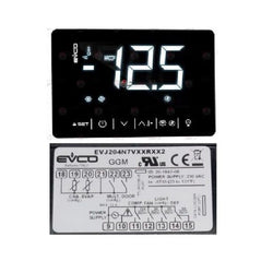 Evco| Biały wyświetlacz typu EVJ204N7 - dla BGKF, BLF, BRF, BTKF, BTKSF, GTF, KF, KSF, KTF, KTVF, KUF, POF, TF, TKSF, WKAF, WKAMF, ZTF & ZTSF