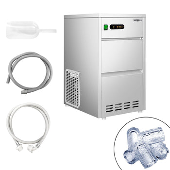 Kostkarka do lodu - wydrążony cylinder - 24 kg/ 24 godz. - Prime Gastro