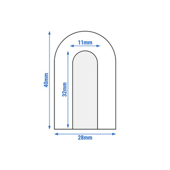 Kostkarka do lodu - wydrążony cylinder - 52 kg/ 24 godz. - Prime Gastro