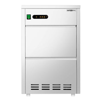 Kostkarka do lodu - Wydrążony cylinder - 28 kg/ 24 godz. - Chłodzona wodą - Prime Gastro