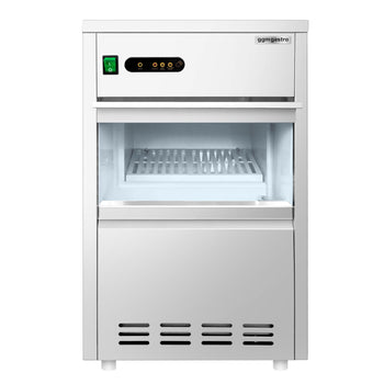 Kostkarka do lodu - Wydrążony cylinder - 28 kg/ 24 godz. - Chłodzona wodą - Prime Gastro