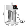 Electric Sausage Filler & Churro Maker - 10L - 90W - Stainless Steel - incl. foot control & 3 sausage-filler nozzles