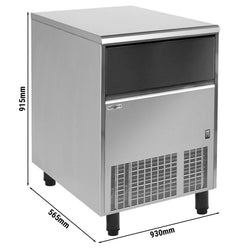 Ice machine – shape: cylinder – 132 kg/24 h