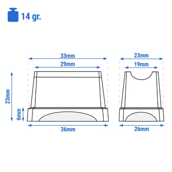Kostkarka do lodu - kostki - 23 kg/24 godz. - Prime Gastro