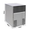 Ice machine – shape: cylinder – 62 kg/24 h