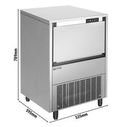 Kostkarka do lodu - kostki - 76 kg/24 godz.