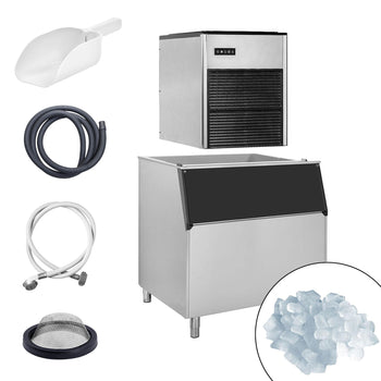 Kostkarka do lodu - 335 kg / 24godz. - włącznie z pojemnikiem na lód - Prime Gastro