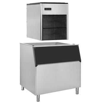 Kostkarka do lodu - 335 kg / 24godz. - włącznie z pojemnikiem na lód - Prime Gastro