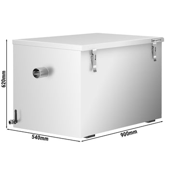 Separator tłuszczu – 132 litry – wraz z osadnikiem szlamu 52 litry – do 200 porcji dziennie - Prime Gastro