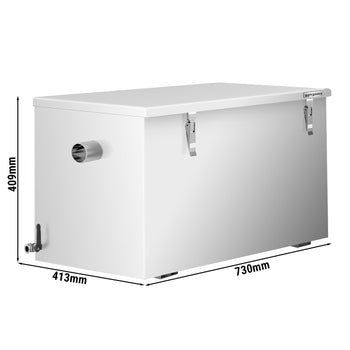 Separator tłuszczu – 44 litry – wraz z osadnikiem szlamu 16 litrów – do 100 porcji dziennie - Prime Gastro