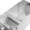 Separator tłuszczu - 132l - z osadnikiem 52l - stal nierdzewna - Ø50mm - 0,41l/s - do 200 porcji/dzień