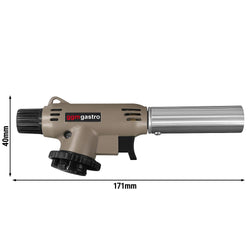 Palnik do flambirowania – z regulowanym płomieniem – szary