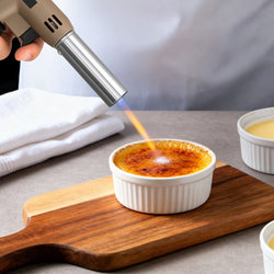 Palnik do flambirowania – z regulowanym płomieniem – szary