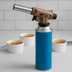 Palnik do flambirowania – z regulowanym płomieniem – szary