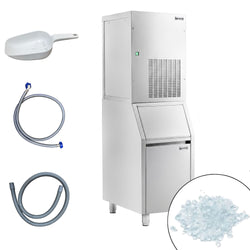 Modułowa maszyna do produkcji lodu płatkowego Premium Plus – 270 kg/24, wraz ze zbiornikiem na lód o pojemności 100 kg