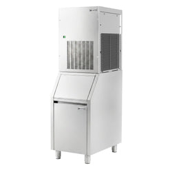 Modułowa maszyna do produkcji lodu płatkowego Premium Plus – 270 kg/24, wraz ze zbiornikiem na lód o pojemności 100 kg