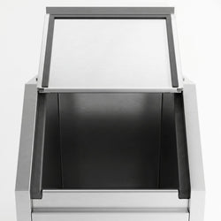 Modułowa maszyna do produkcji lodu płatkowego Premium Plus – 270 kg/24, wraz ze zbiornikiem na lód o pojemności 100 kg
