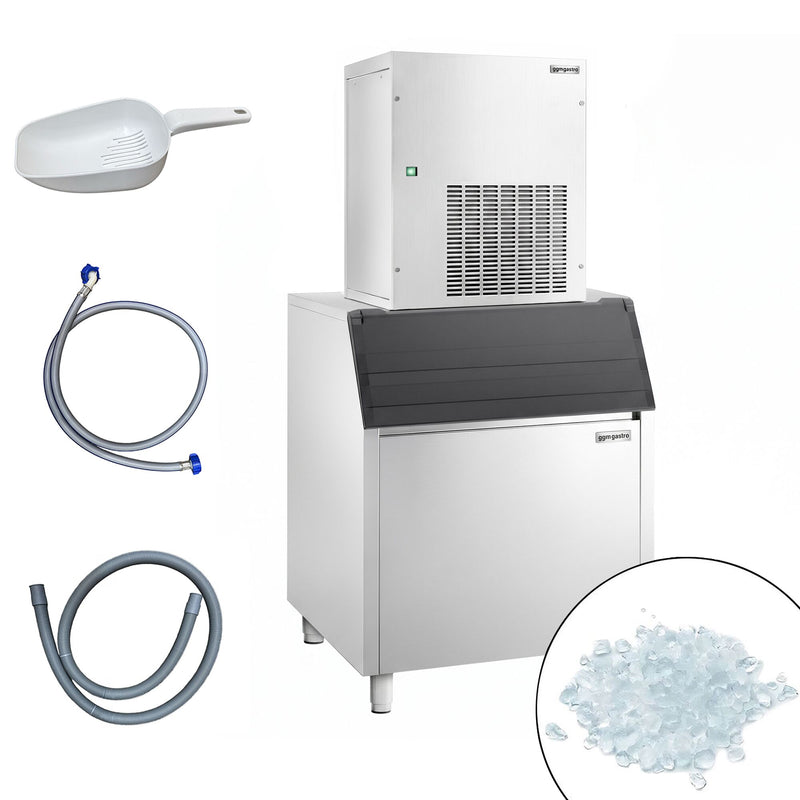 Modułowa maszyna do produkcji lodu płatkowego Premium Plus – 270 kg/24, wraz z zbiornikiem na lód o pojemności 200 kg
