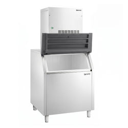 Modułowa maszyna do produkcji lodu płatkowego Premium Plus – 270 kg/24, wraz z zbiornikiem na lód o pojemności 200 kg