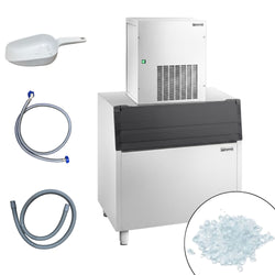 Modułowa maszyna do produkcji lodu płatkowego Premium Plus – 270 kg/24, wraz z zbiornikiem na lód o pojemności 350 kg