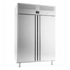 Upright Fish Fridge Stainless steel PREMIUM PLUS - EN 600x400mm - 1240L - with 2 doors - LED lighting