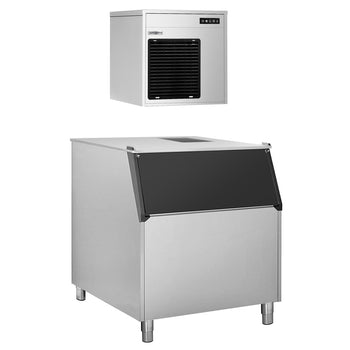 Wytwornica lodu płatkowego - 220 kg / 24 godz. - włącznie z pojemnikiem do przechowywania lodu - Prime Gastro